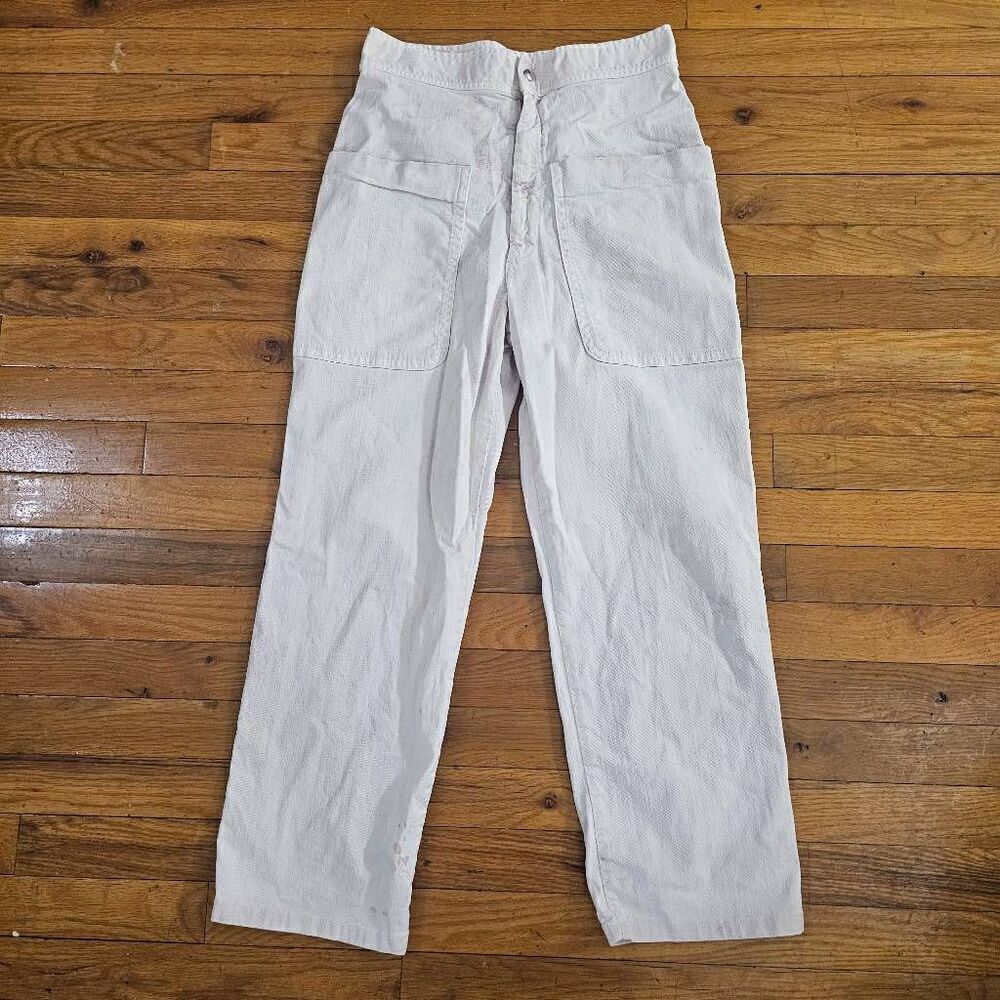 Isabel Marant Etoile Trousers White Purple Tie Dye Size 36